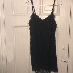 Little black lace dress